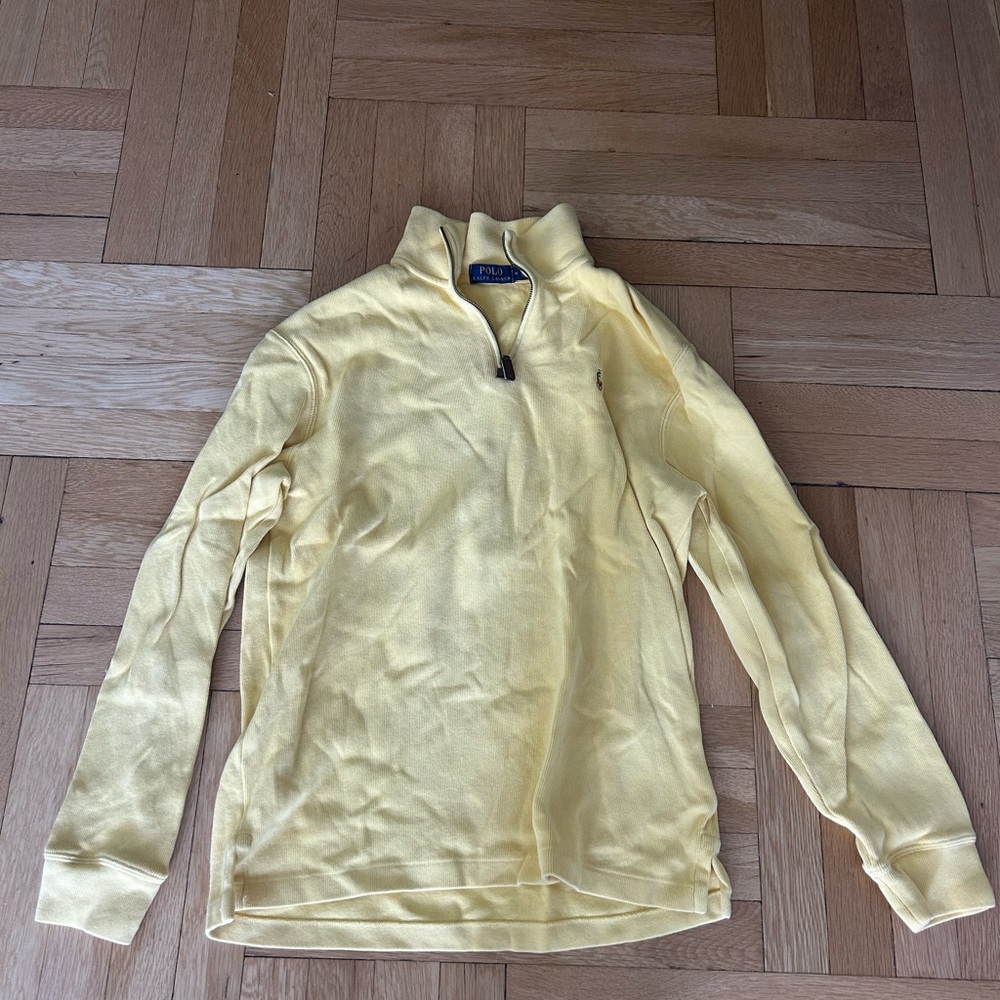 Yellow Ralph Lauren Polo Quarter Zip